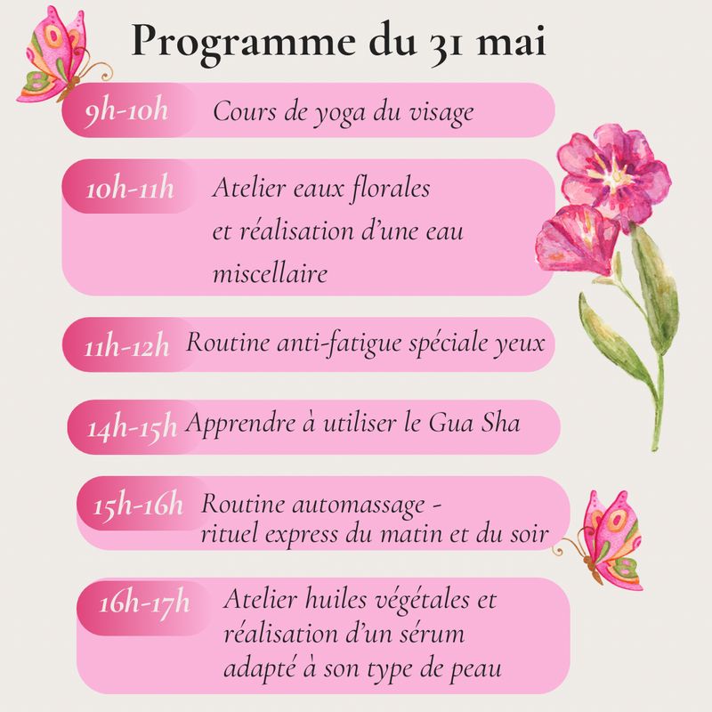 Dimanche 31 mai: L’EXPÉRIENCE “MAMAN & MOI”