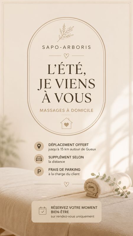 Massage à domicile (1h)