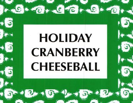 Holiday Cranberry Cheeseball Mix - Now with new Chive coating!!! Try it.