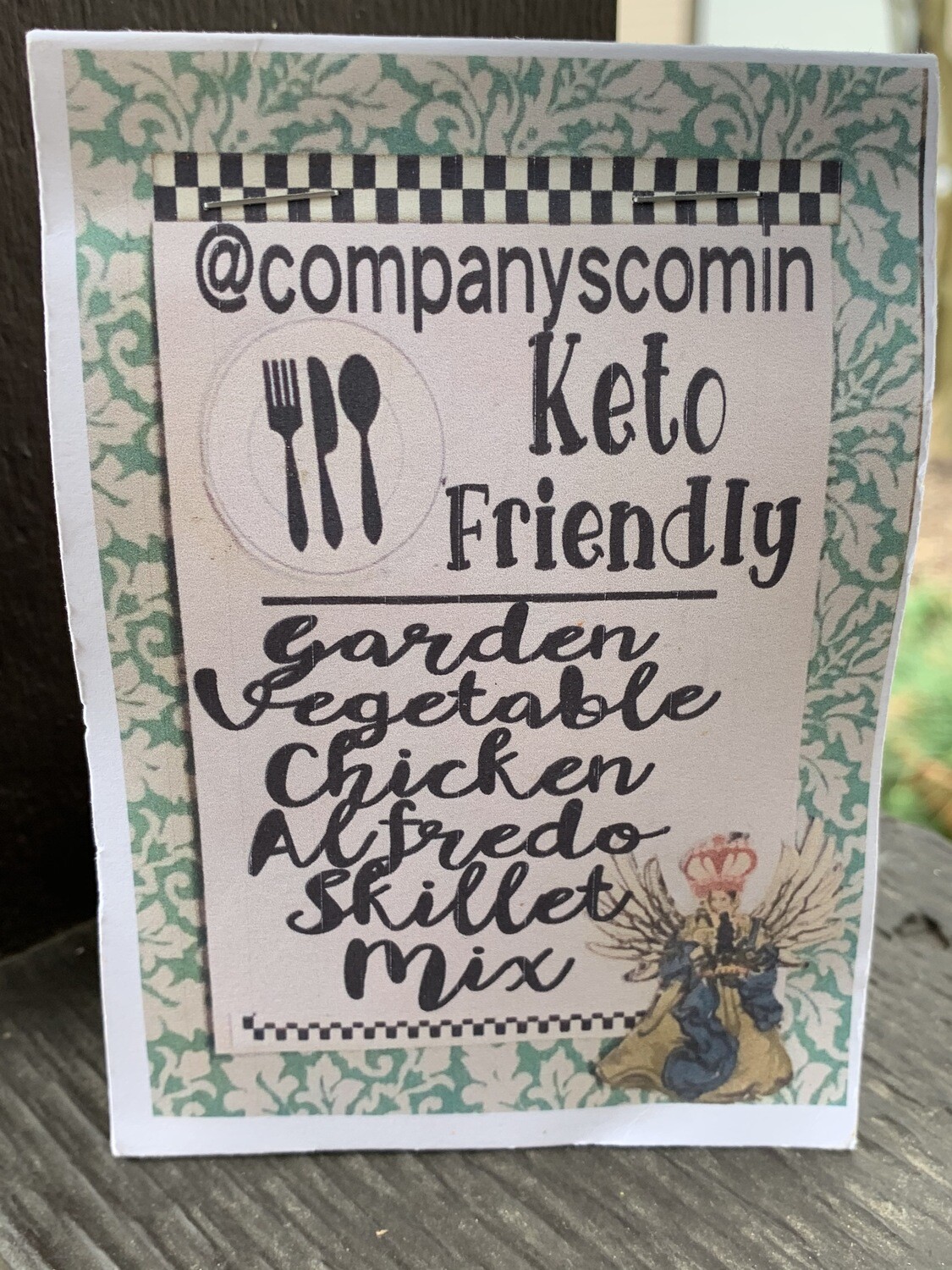 Keto Friendly - Garden Vegetable Chicken Alfredo Skillet Mix