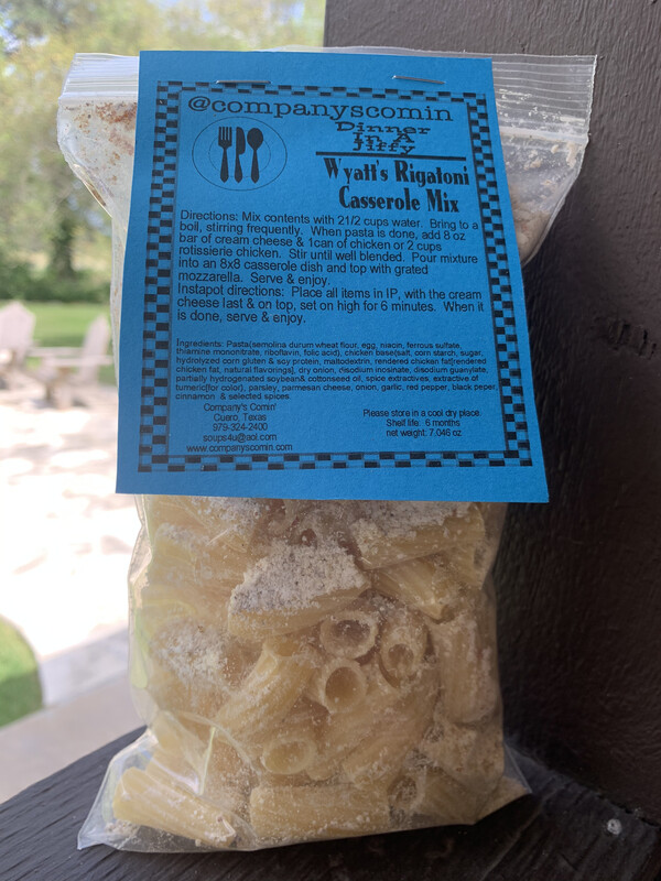 Wyatt&#39;s Rigatoni Casserole Mix