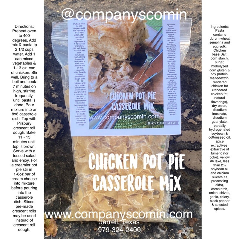Chicken Pot Pie Casserole Mix