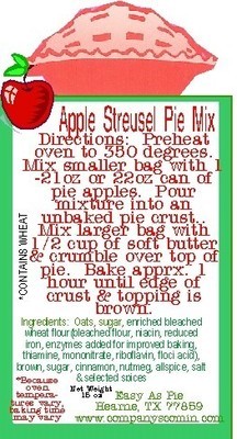 Apple Streusel Pie Mix