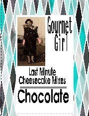 Chocolate Cheesecake Mix