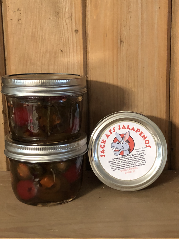 Jackass Jalapenos (with Cherries) 1/2 pint