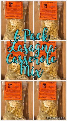 6 Pack Lasagna Casserole Mix