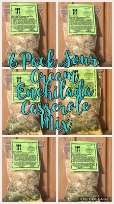 6-Pack Sour Cream Enchilada Casserole Mix