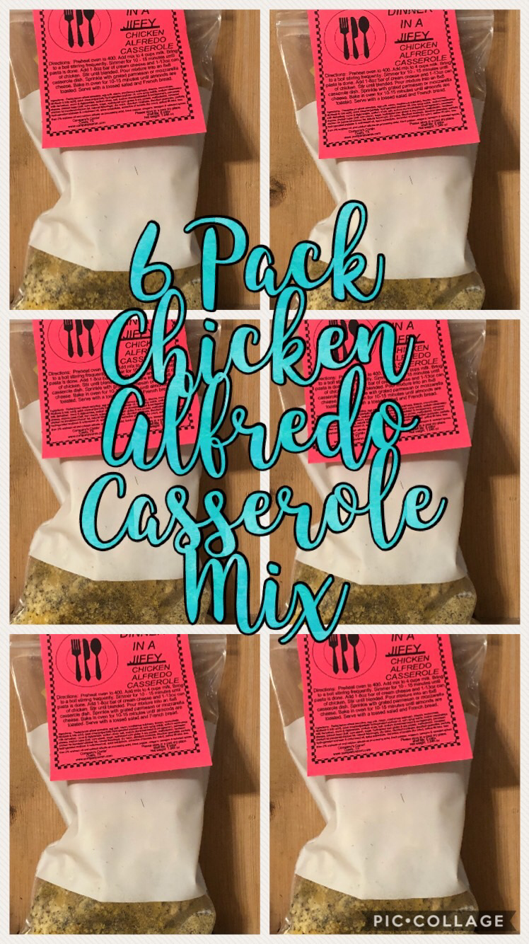 6-Pack Chicken Alfredo Casserole Mix