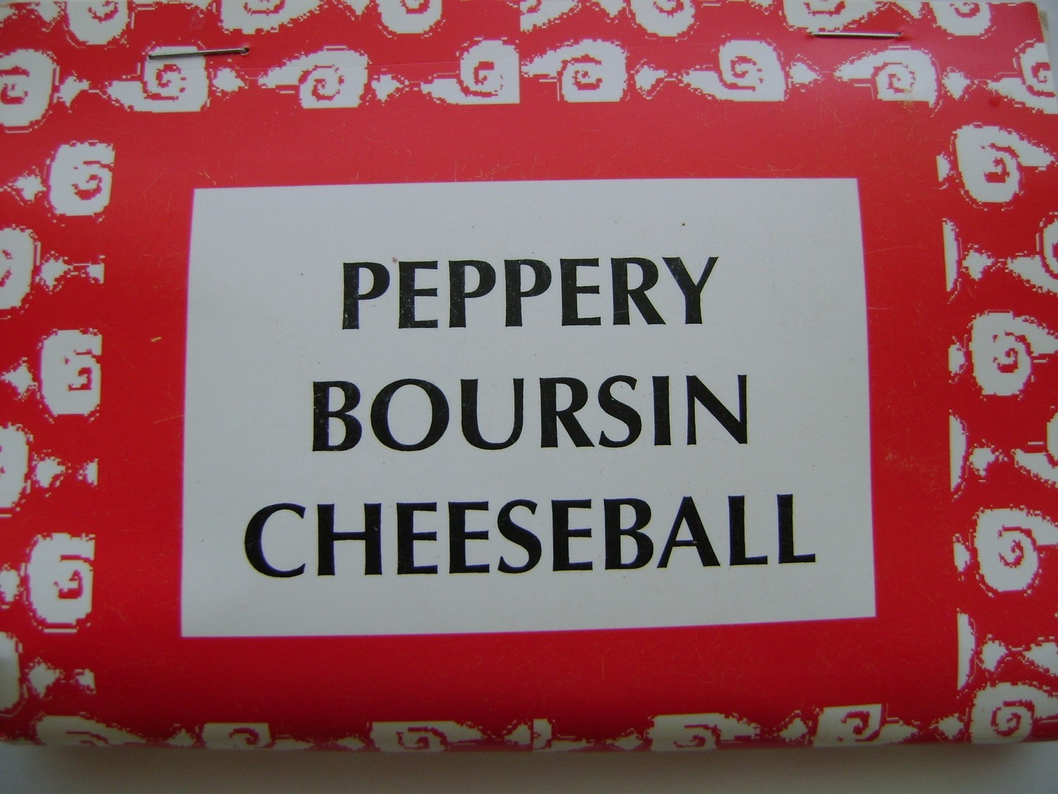 Peppery Boursin Cheeseball Mix