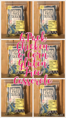 6-Pack Chicken &amp; Corn Gluten Free Casserole Mix