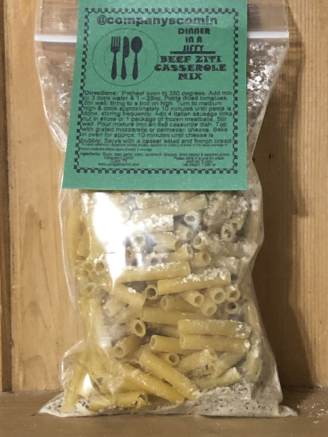 Baked Beef Ziti Casserole Mix