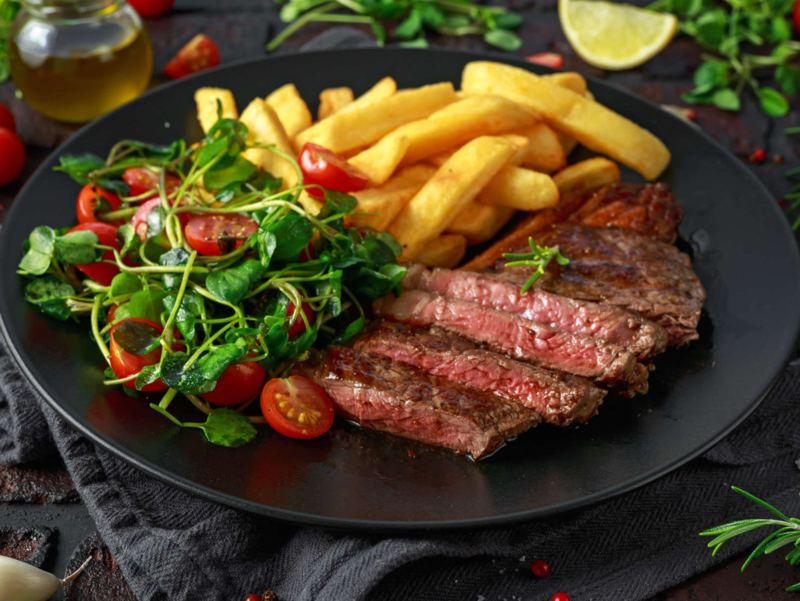 Eight -  (7 oz.) Sirloin Sizzle Steak - Gift Box