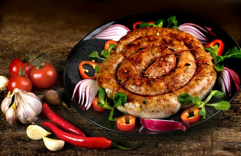 Easter Ring Potato Sausages