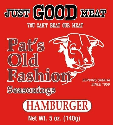 Pat's Old Fashion Hamburger Seasoning