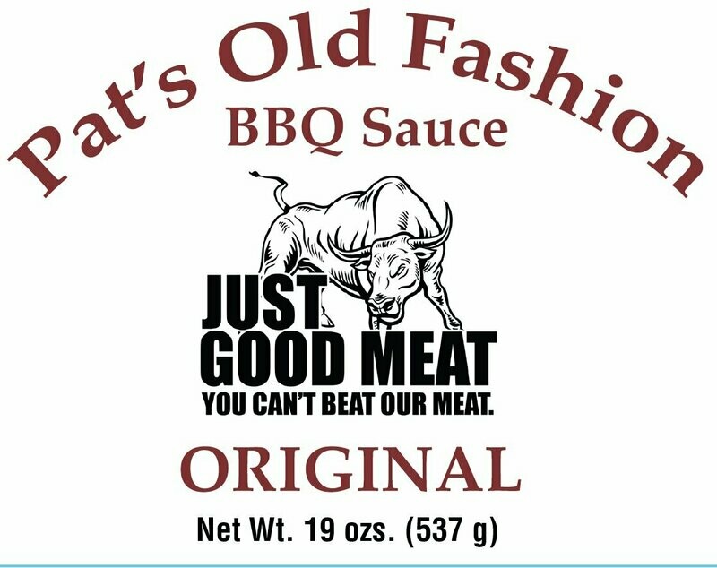Pat's Old Fashion Original Sauce Party Gallon Size