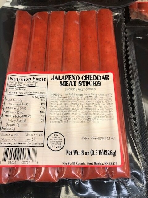 Jalapeno Cheddar Beef Sticks
