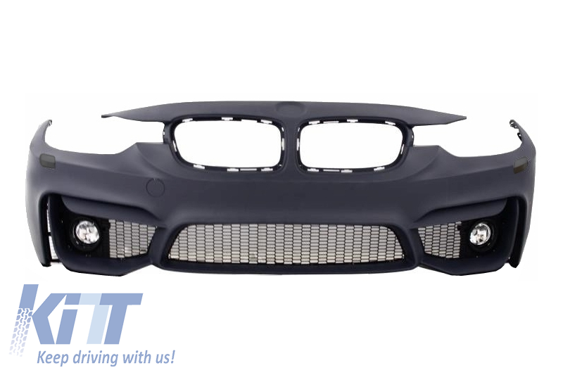 Front Bumper suitable for BMW 3 Series F30 F31 (2011-up) M3 Design With Fog Lamps