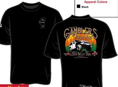 31st Annual Gambler's Poker Run T-Shirt - limited sizes available