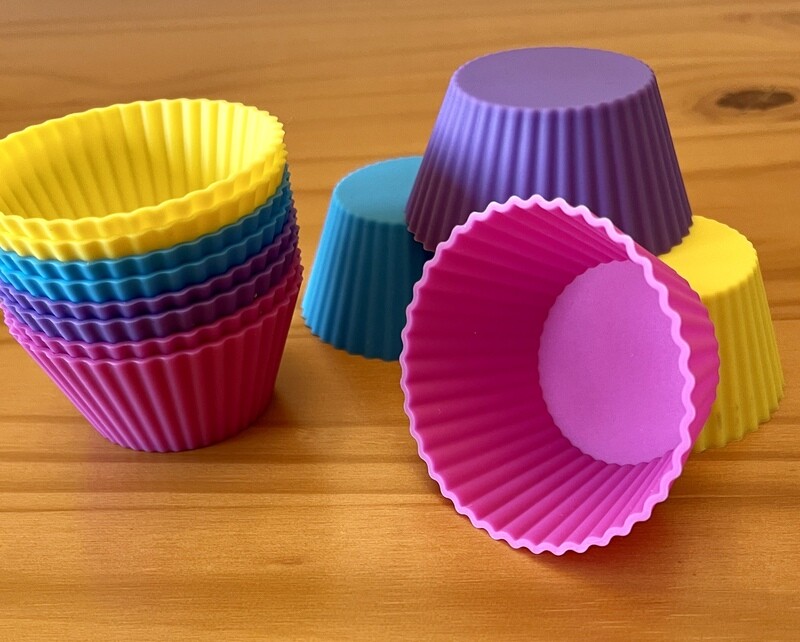 Individual Silicone Baking Cups - Set of 12