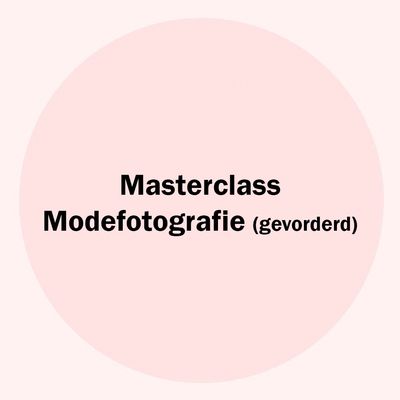 Masterclass ModeFotografie