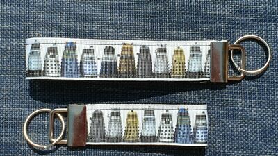 Key Fob or Bag Clip Doctor Who Dalek Design
