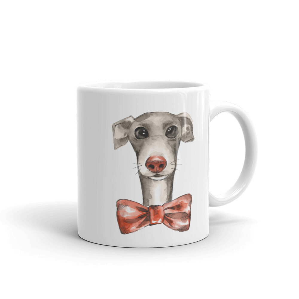 Iggy Italian Greyhound Design Mug, Size: 11oz