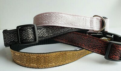 Sparkly 25mm Width Balinese Ribbon Clip or House Collar