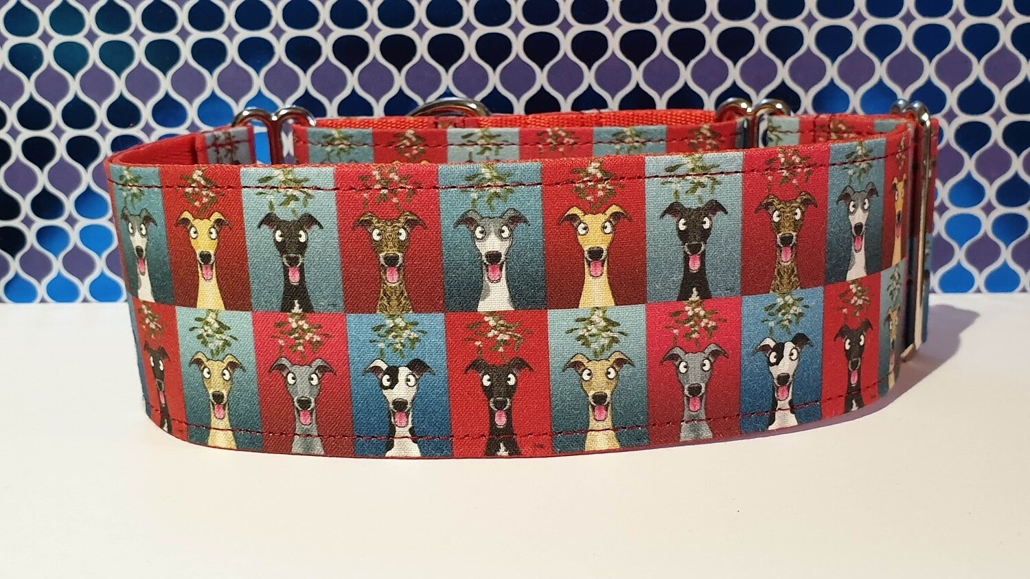 Christmas Collar &#39;Mistletoe Hounds&#39; by James Hardy