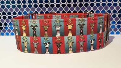 Christmas Collar &#39;Mistletoe Hounds&#39; by James Hardy