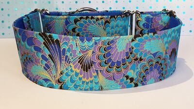 Blue Fan  Japanese Collar