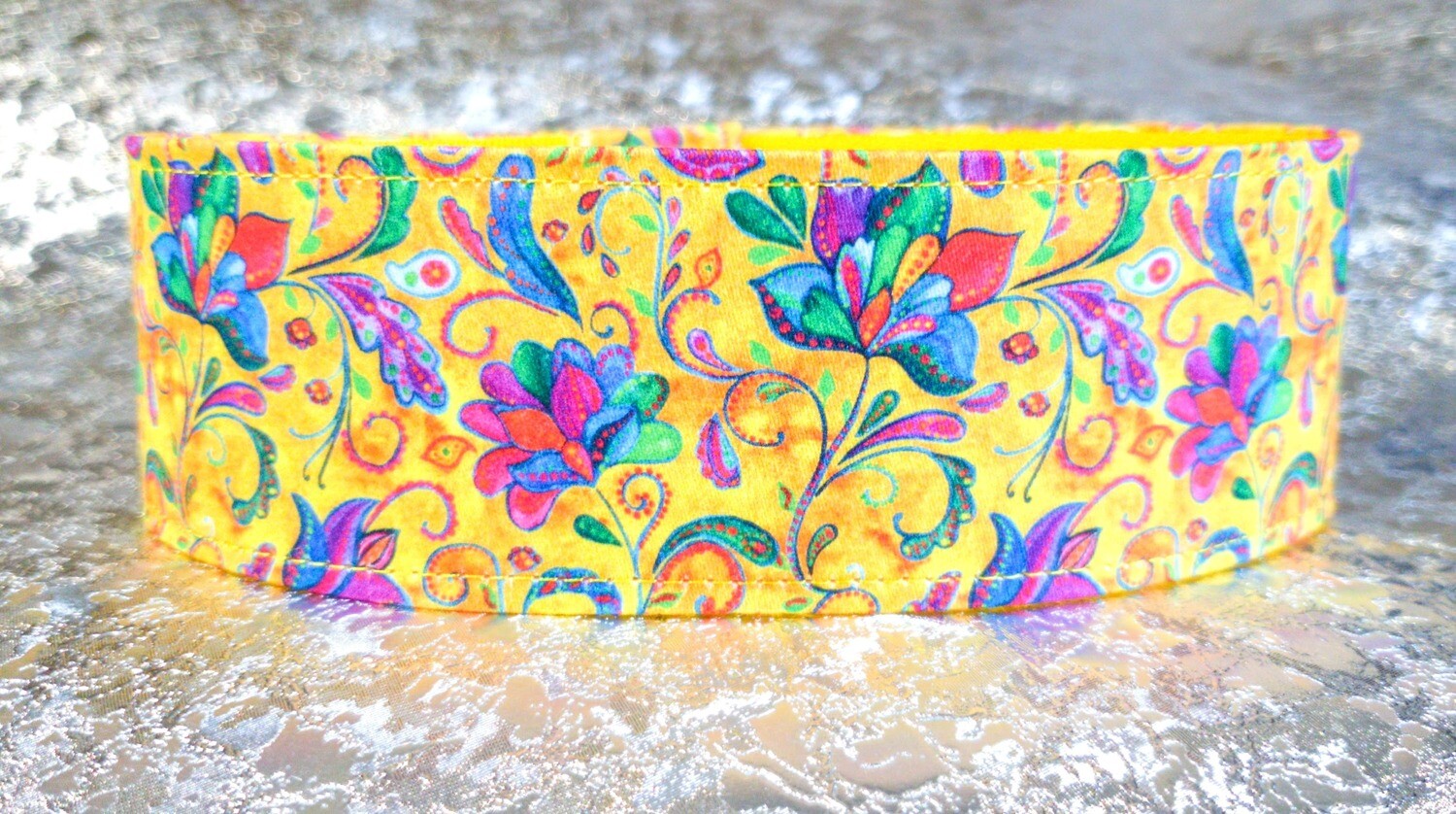 Collar &#39;Summer Meadow&#39; Martingale, House or Clip
