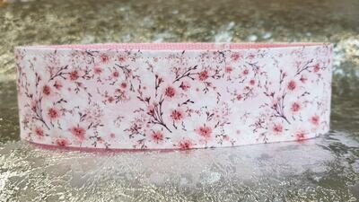 Collar &#39;Cherry Blossom&#39; Martingale, House or Clip