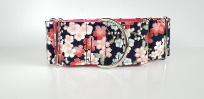 Pink Cherry Blossom Flower Japanese Fabric Collar all styles.