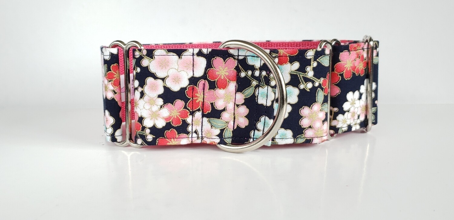 Pink Cherry Blossom Flower Japanese Fabric Collar all styles.