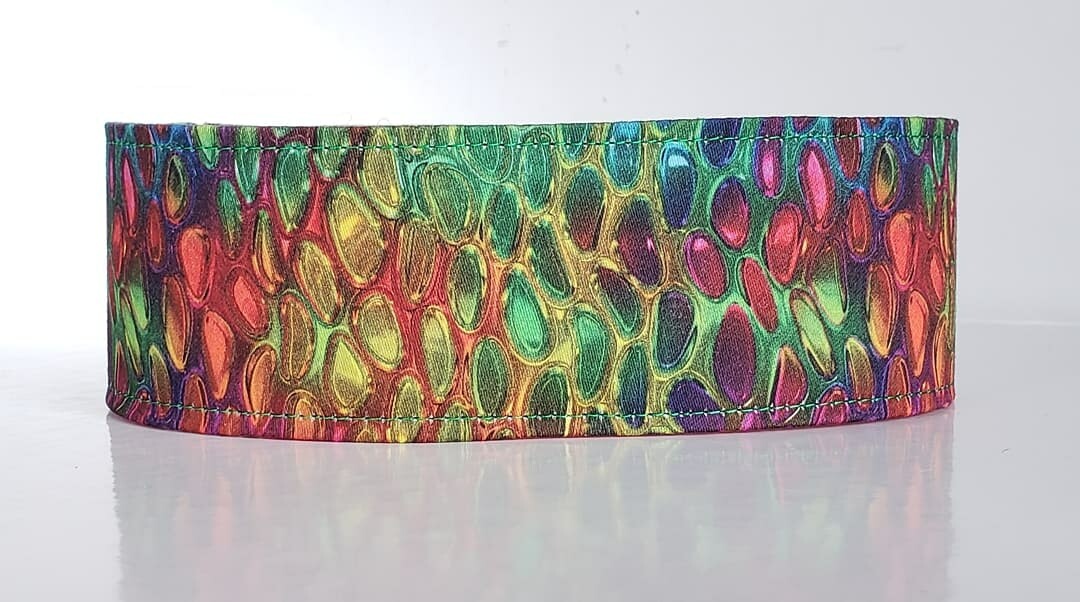 Collar &#39;Glass Pebbles&#39;  Martingale, House or Clip