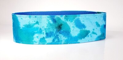 Collar blue splash design Martingale, House or Clip