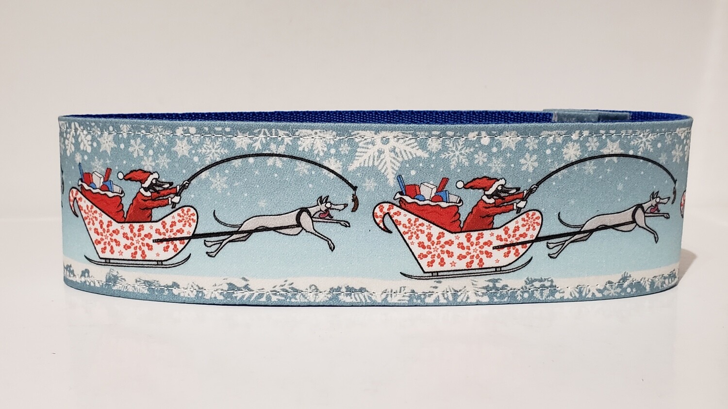 Christmas Collar &#39;Greyhound Sleigh&#39; by James Hardy