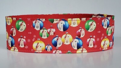 Collar &#39;Ziggy Star Dog Christmas Bauble&#39; Design by Jane Wren