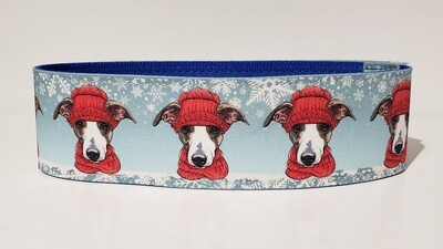 Christmas Dog Collar With 'Cosy Hound' Design