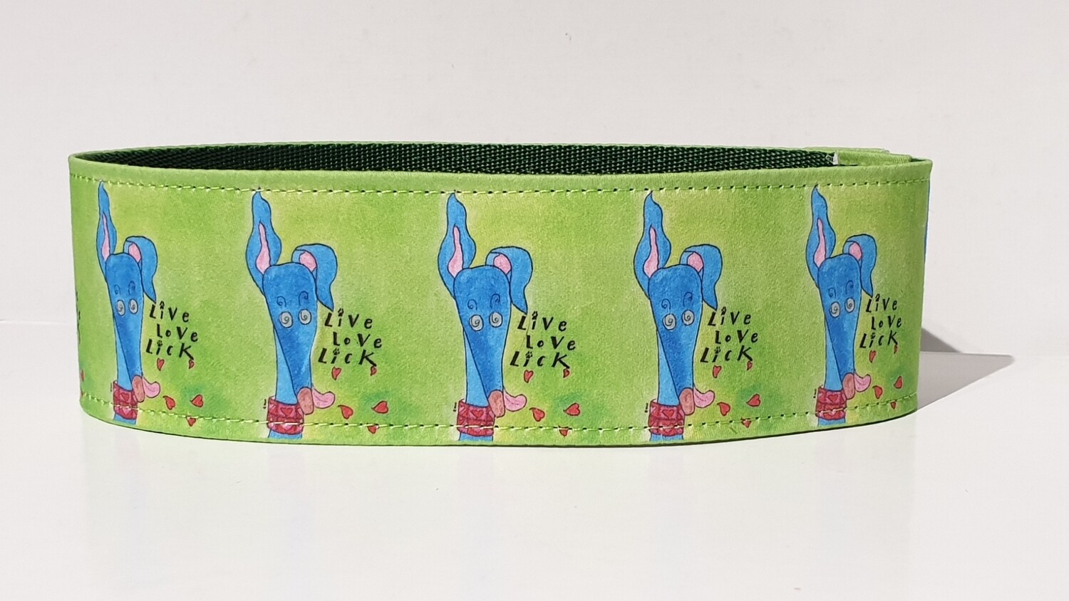 Collar &#39;Live Love Lick&#39; by Ewa Sosnowska