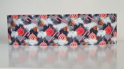 Candy Canes and Baubles on A Christmas Tree Design Dog Collar