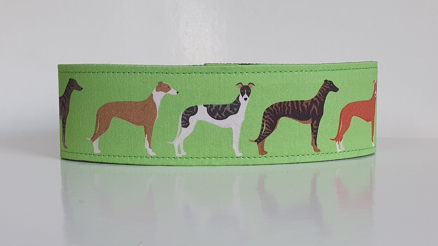 Greyhound Parade Design Dog Collar