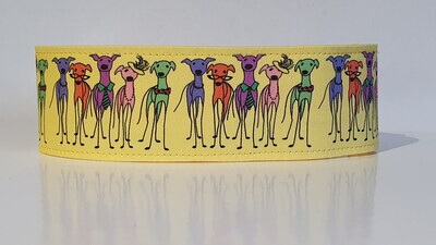Collar &#39;Dressed Up Hounds&#39; Martingale, House or Clip