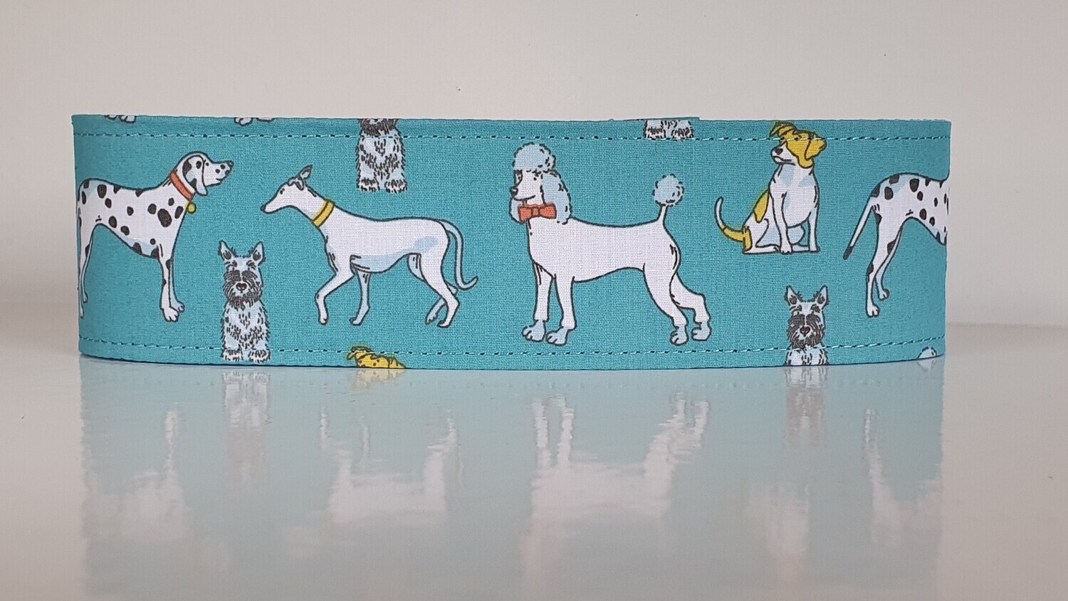 Collar &#39;Meeting of Friends&#39; Dog Breed Martingale, House or Clip