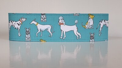 Collar &#39;Meeting of Friends&#39; Dog Breed Martingale, House or Clip