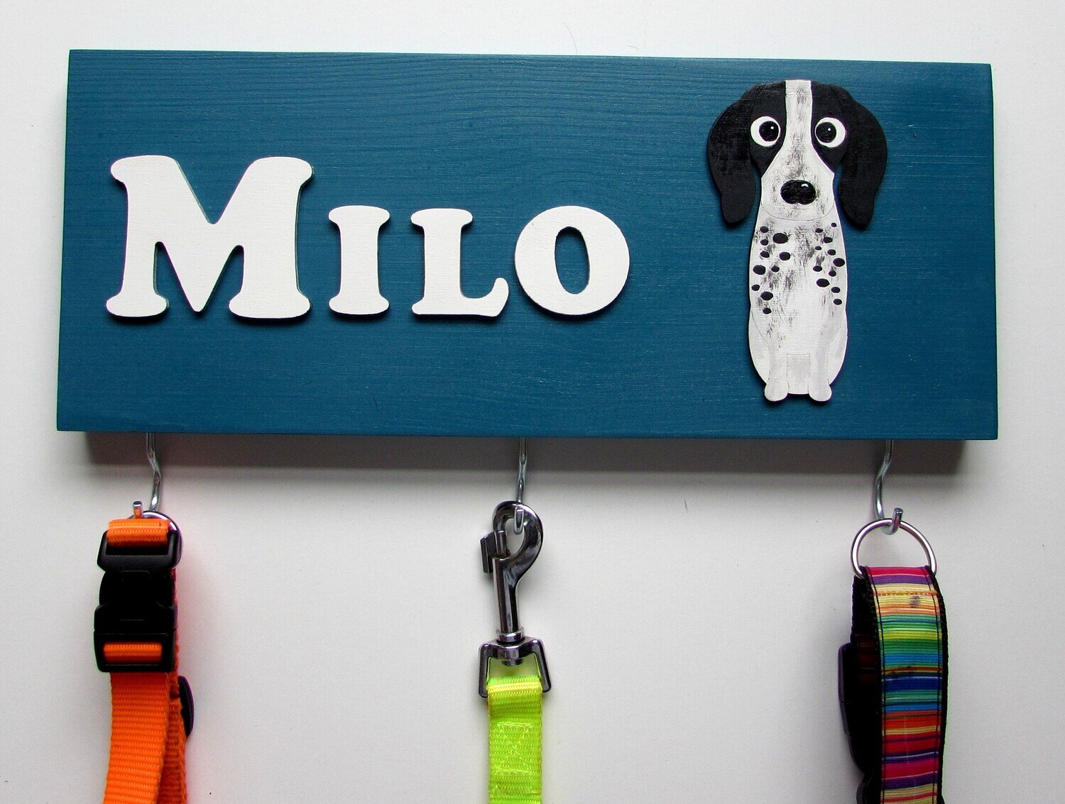 Personalised Smooth Hair Pointer  Lead Holder, Leash Holder, New Home Gift, Spring Decor, Dog Owner Gift