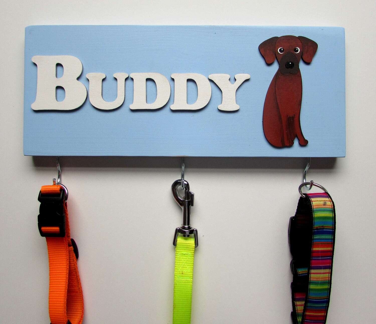 Personalised Rhodesian Ridgeback Lead Holder, Leash Holder, New Home Gift, Spring Decor, Dog Owner Gift