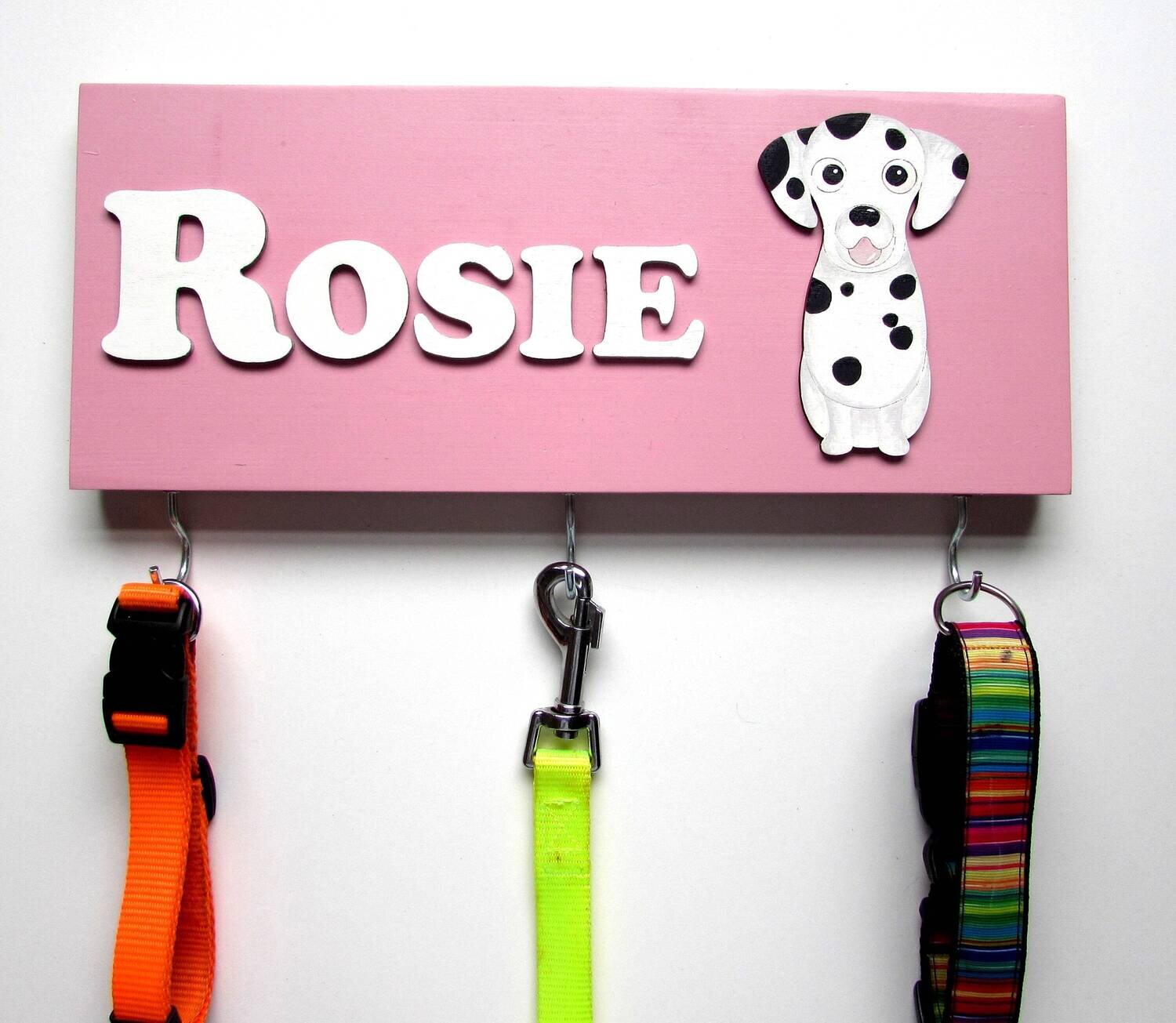 Personalised Dalmatian Lead Holder, Leash Holder, New Home Gift, Dog Owner Gift