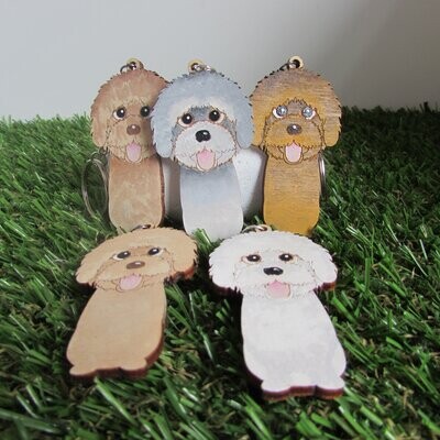 Lhasapoo Wooden Keyring