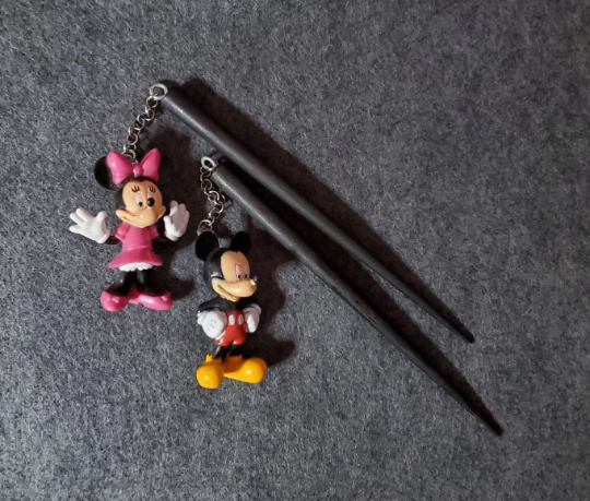 Action Figure Hairsticks (set of 2)